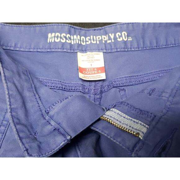 Mossimo Supply Co Blue Cotton Shorty Shorts | Size 1 - Picture 4 of 6